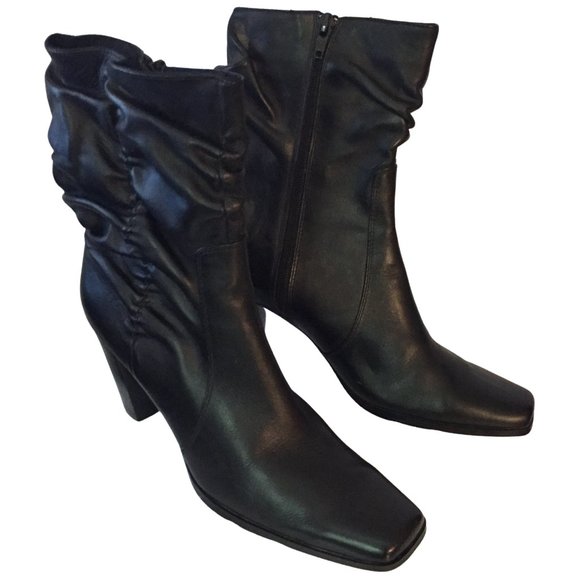 Easy Step Leather Ankle Boots - Picture 2 of 2